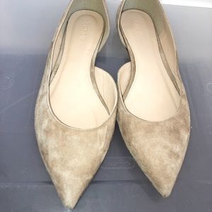 J crew Nude Cream Flats